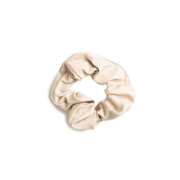 Cream Scrunchie