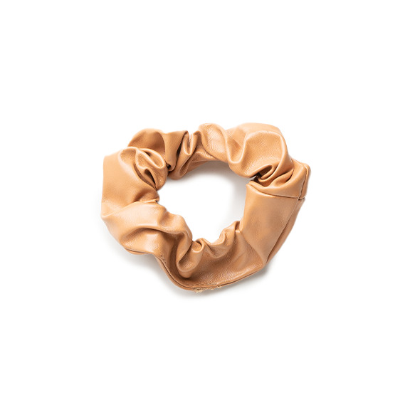 Tan Scrunchie